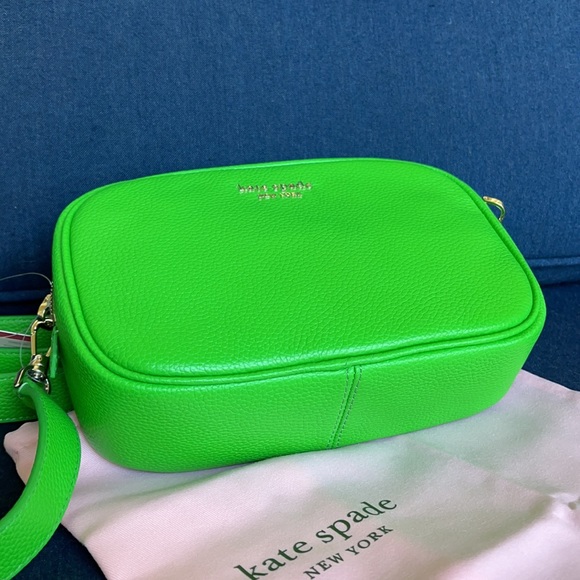 Kate Spade Astrid Oval Crossbody Leather Bag Peach Melba - Picture 7 of 16